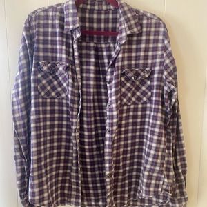 Blue and Red Flannel